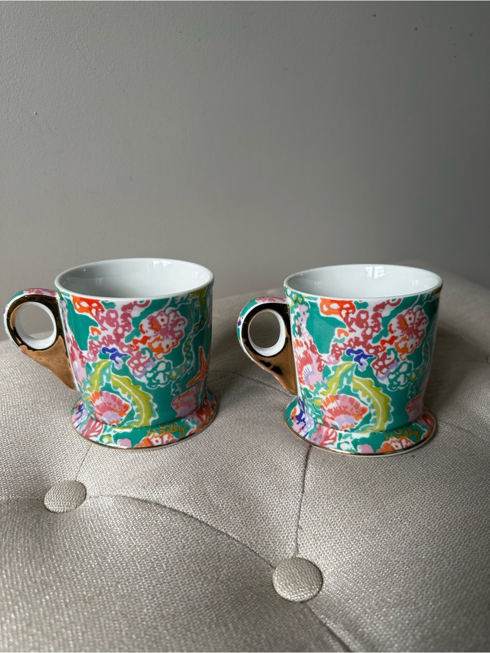 Lilly Pulitzer Shell Search Mug - Set of 2